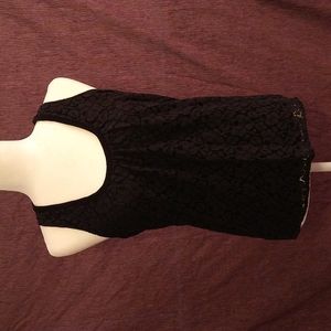 Black Lace Tank Top